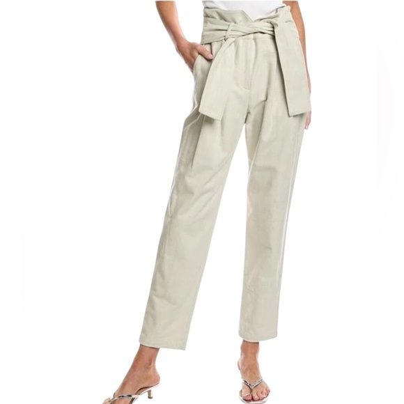 IRO Madeon Belted Pants in Natural - Picture 2 of 15